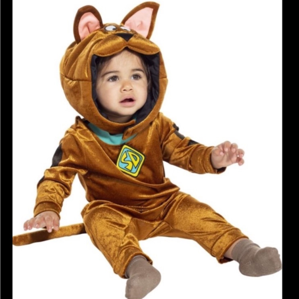 Scooby-Doo Infant Baby Halloween Costume Size 6-12 Months Rubie's Romper NEW
